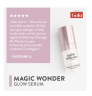 Judith Williams Cosmetics Magic Wonder Glow Serum 30ml, Сыворотка для сияния кожи Magic Wonder Glow Serum: ниацинамид, пантенол и гиалуроновая кислота, 30мл