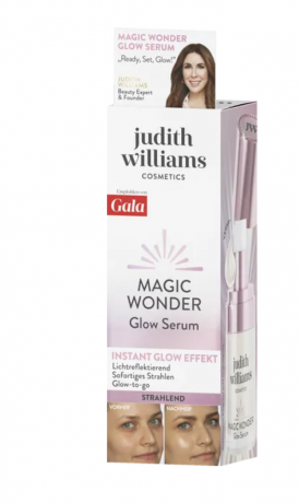 Judith Williams Cosmetics Magic Wonder Glow Serum 30ml, Сыворотка для сияния кожи Magic Wonder Glow Serum: ниацинамид, пантенол и гиалуроновая кислота, 30мл