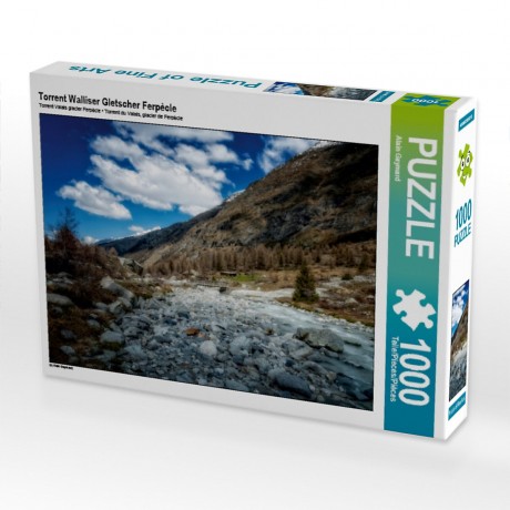 CALVENDO Puzzle CALVENDO Puzzle Torrent Walliser Gletscher Ferpecle Пазл CALVENDO Puzzle Torrent Valais Glacier Ferpecle