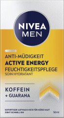 NIVEA MEN Active Energy Anti-Mudigkeit Feuchtigkeitspflege, 50 ml, Нивеа Мужской увлажняющий крем витамин E, кофеин 50 мл