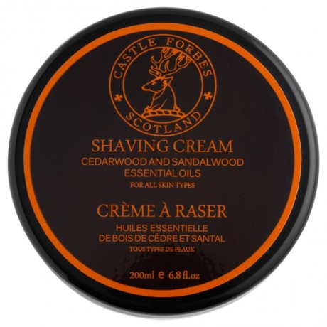 Castle Forbes Shaving Cream Cedarwood and Sandalwood  Крем для бритья Кедр и Сандал