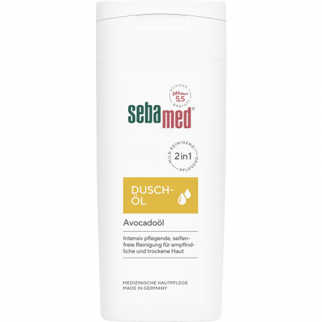 SEBAMED Duschol, 200 ml, Себамед Масло для душа, восстановление сухой кожи, соевое масло, 200 мл