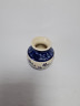 Ваза винтажная Bunzlauer в синих тонах, ручная работа, фарфор, малая, 9 см, Германия, 1960-70гг.