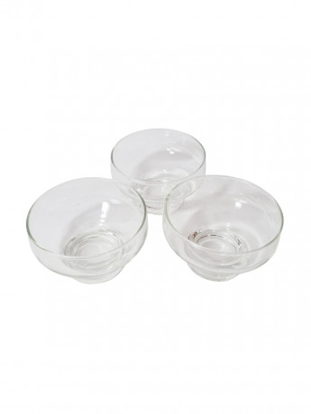 Небольшие чаши винтажные Im Stil Walther Glas, стекло, 9,5 см, 3 шт., Германия, 1960-70гг.