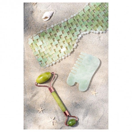 Earth Harbor Island Jade Gemstone Eye Mask Исландская маска для глаз с нефритовым камнем