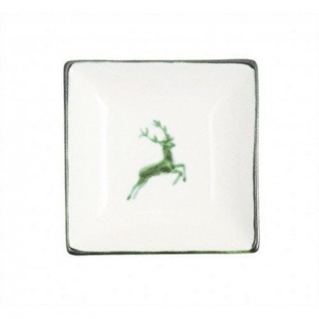 Gmundner Keramik Gmundner Keramik Gruner Hirsch Snackschale 11x11x2,8 cm Миска для закусок Gmundner Ceramics Green Deer 11x11x2,8 см