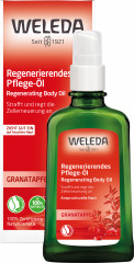 Weleda GRANATAPFEL Regenerierendes Pflege-Oel, 100 ml, Восстанавливающее масло для тела с гранатом для сухой и требовательной кожи, 100 мл