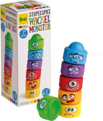 ERZI Stapelspiel Wackelmonster Укладка игры шаткий монстр