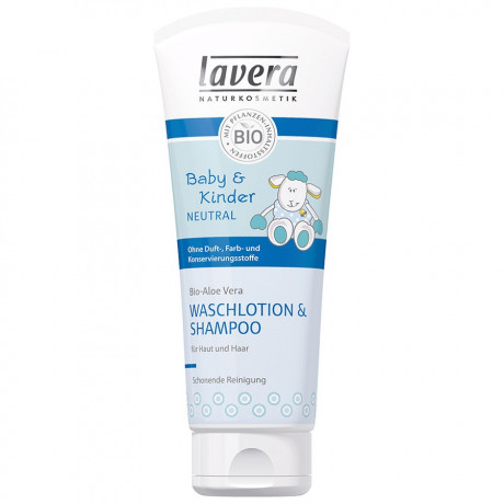 lavera (Лавера) Waschlotion + Shampoo Duschgel Гель для душа Гель для душа Baby & Kind, 200 мл