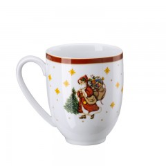 Hutschenreuther Hutschenreuther Happy Christmas red Becher mit Henkel 0,36 L Hutschenreuther Happy Christmas красная кружка с ручкой 0,36 л