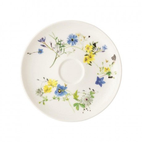 Rosenthal Rosenthal Brillance Fleurs des Alpes Kaffee-/Tee-/Cappuccino-/Becher Untertasse Coup 14 cm Rosenthal Brillance Fleurs des Alpes Кофе/Чай/Капучино/Кружка Блюдце Coup 14 см