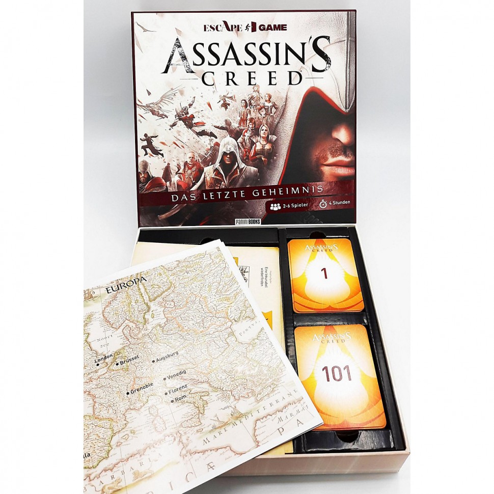 Купить Panini Verlag Escape Game: Assassins Creed Побег из игры:  Assassin's Creed в интернет-магазине Diskontshop.eu Германия всего за 3  259 руб. в