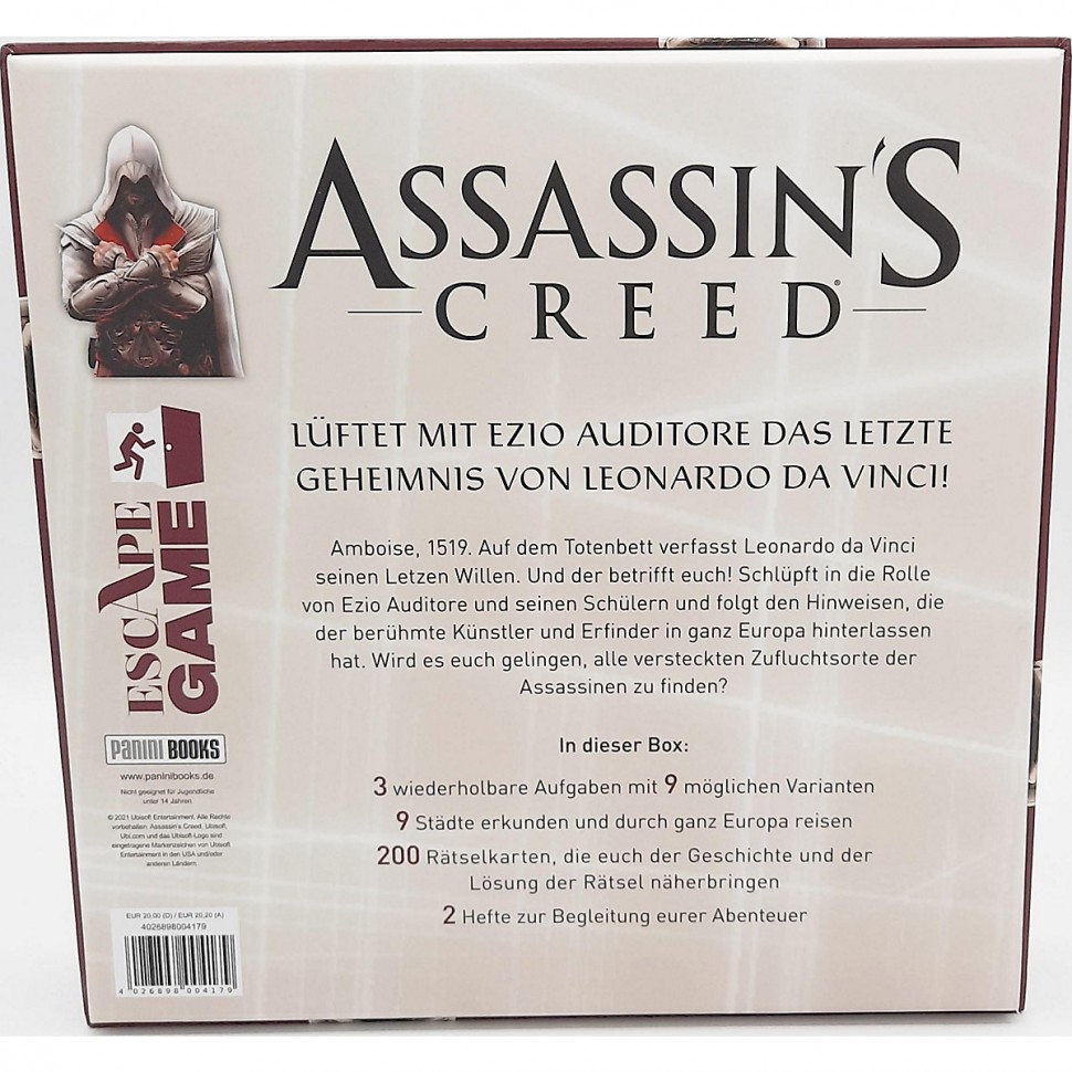 Купить Panini Verlag Escape Game: Assassins Creed Побег из игры:  Assassin's Creed в интернет-магазине Diskontshop.eu Германия всего за 3  259 руб. в