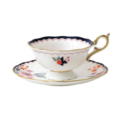 Wedgwood Wedgwood Wonderlust Teetasse Jasmine Bloom 0,15 L mit Untertasse 15 cm 2-tlg. Чашка для чая Wedgwood Wonderlust Jasmine Bloom 0,15 л с блюдцем 15 см 2 шт.