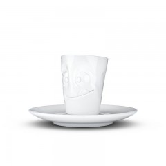 Fiftyeight Products TV Tassen Espressotasse weiss lecker 80 ml TV cups чашка для эспрессо белая вкусная 80 мл