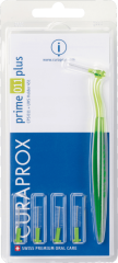 Curaprox 451 11 grun  Курапрокс ёршики для очистки межзубного пространства, зелёные, 5 шт.