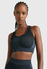 Tommy Hilfiger SPORT MONOGRAM MEDIUM SUPPORT SEAMLESS  Bustier desert sky СПОРТИВНАЯ МОНОГРАММА СРЕДНЕЙ ПОДДЕРЖКИ SEAMLESS Бюстье небо пустыни