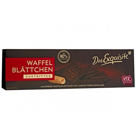 Das Exquisite Шоколад Waffelblattchen mit Zartbitterschokolade