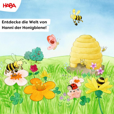 Haba HABA 301838 Meine ersten HABA Настольная игра Пчёлка Ханни (Германия) 301838, дерево, учим цвета и играем все вместе, от 2 лет