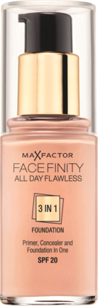Max Factor Тональный крем Face Finity All Day Flawless 3in1 Основа Натуральный 50, 30 мл