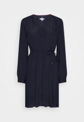 Tommy Hilfiger VIS SOLID RAGLAN DRESS Day dress desert sky ПЛАТЬЕ С РЕГЛАНОМ VIS SOLID Повседневное платье небо пустыни