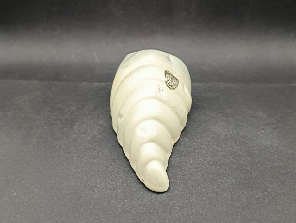 Кашпо для цветов винтажное Tairnbacher в форме ракушки, настенное, майолика, керамика, 15 х 7 см, Германия, 1970-80гг.