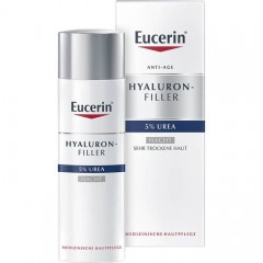 Eucerin Anti-Age Hyaluron-Filler UREA Nachtcreme  Антивозрастной ночной крем Hyaluron-Filler UREA