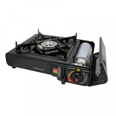 HOOZ HOOZ Gaskocher Outdoor Campingkocher mit Koffer, (Packung, 1-St), BxLxH: 47x31x11 cm, 1 x 2,2 kW Brenner  Газовая плита HOOZ походная уличная с футляром, (упаковка, 1 шт.), ШxДxВ: 47x31x11 см, горелка 1 x 2,2 кВт