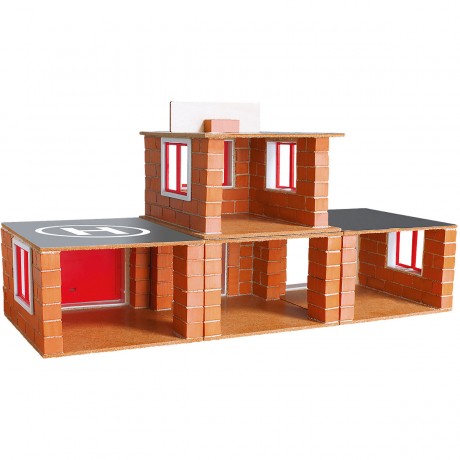 teifoc Teifoc Steinbaukasten Feuerwehr-Station Каменный строительный комплект Teifoc для пожарной части