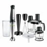 Braun Braun Stabmixer MQ 7087X 1,2 l Purierstab 1000 W Schwarz, Edelstahl Погружной блендер Braun MQ 7087X 1,2 л с стержнем Purier 1000 Вт черный, нержавеющая сталь