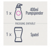Veet PURE Haarentfernungscreme Pumpspender Korper & Beine, sensible Haut Крем для депиляции PURE с помповым дозатором для тела и ног, для чувствительной кожи 400мл