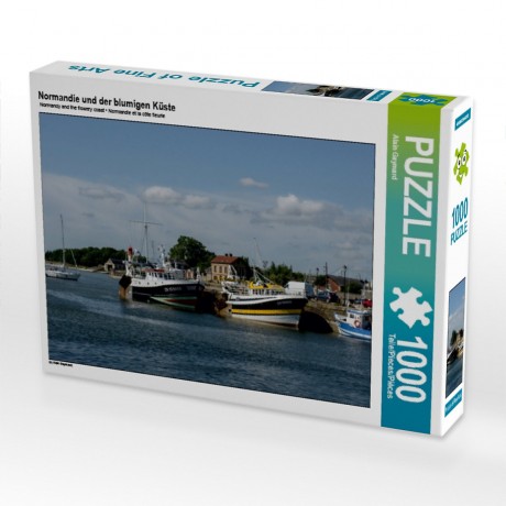 CALVENDO Puzzle CALVENDO Puzzle Normandie und der blumigen Kuste Пазл CALVENDO Puzzle Нормандия и Цветочное побережье
