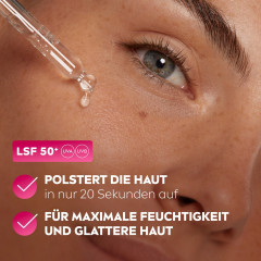 NIVEA Cellular Expert Filler UV Serum Fluid SPF 50+, 30 ml, Нивеа Сыворотка флюид для лица, SPF 50+, гиалурон, защита от фотостарения, 30 мл