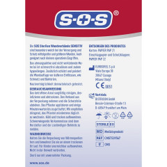 SOS Steriler Wundverband sensitiv, 5 Stuck, SOS Стерильная раневая повязка для чувствительной кожи, гипоаллергенная, 5 шт.