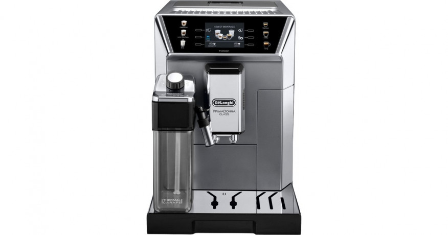 DeLonghi DeLonghi PrimaDonna Class ECAM 550.85.MS, Vollautomat silber/schwarz  silber, schwarz DeLonghi PrimaDonna Class ECAM 550.85.MS, полностью автоматический серебристый/черный