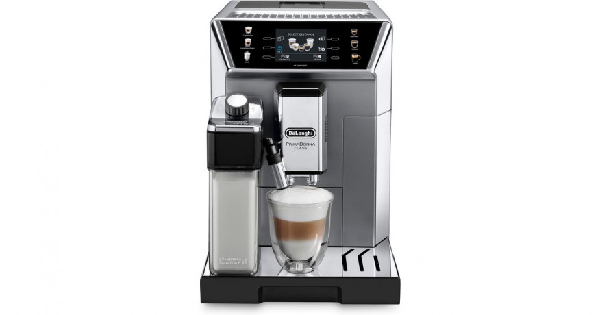 DeLonghi DeLonghi PrimaDonna Class ECAM 550.85.MS, Vollautomat silber/schwarz  silber, schwarz DeLonghi PrimaDonna Class ECAM 550.85.MS, полностью автоматический серебристый/черный
