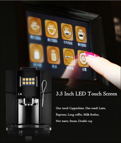 COLET Coffee Maschine COLET Coffee Maschine Kaffeevollautomat Kaffeevollautomat Q006, Kaffee, Espresso, Cappuccino, Selbstreinigungsfunktion Кофемашина COLET полностью автоматическая кофемашина Q006, кофе, эспрессо, капучино, функция самоочистки