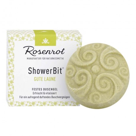 Rosenrot Festes Duschgel ShowerBit Gute Laune 60g  Твердый гель для душа ShowerBit хорошее настроение 60г