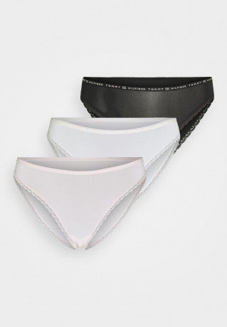 Tommy Hilfiger 3 PACK Briefs black/ivory/pale pink 3 НАБОР трусов черный/слоновая кость/бледно-розовый