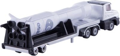 SIKU SIKU 1614 Tieflader mit Rakete 1:55 Низкорамная платформа SIKU 1614 с ракетой 1:55