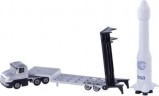 SIKU SIKU 1614 Tieflader mit Rakete 1:55 Низкорамная платформа SIKU 1614 с ракетой 1:55