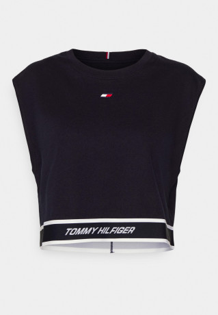 Tommy Hilfiger RELAXED TAPE TANK Top desert sky БАК РЕЛАКСИРОВАННОЙ ЛЕНТЫ Верх небо пустыни