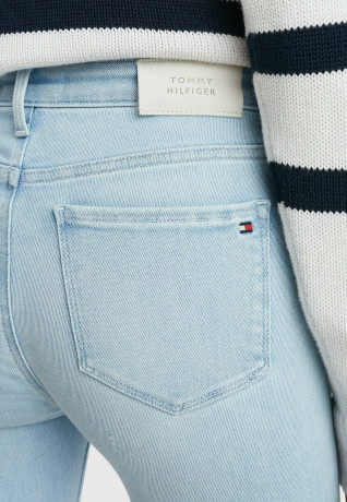 Tommy Hilfiger TH FLEX FADED Jeans Skinny Fit blue denim TH FLEX FADED — Джинсы скинни синий деним