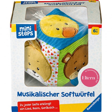Ravensburger ministeps® Musikalischer Softwurfel ministeps® Музыкальный мягкий куб