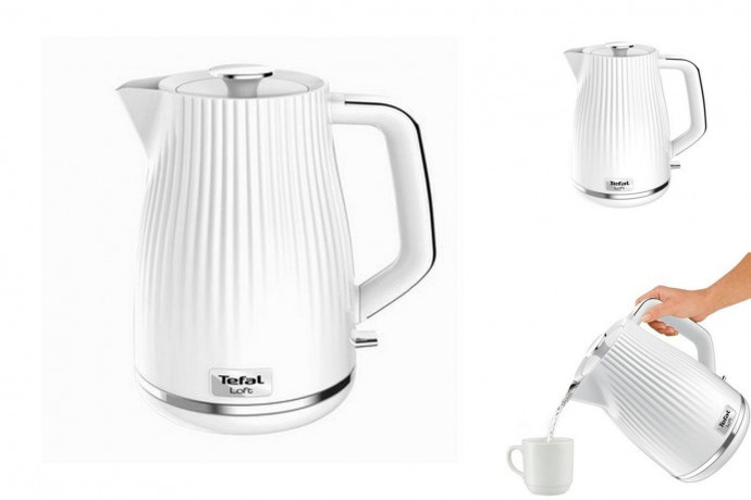 Tefal Tefal Wasserkocher Wasserkocher Tefal KO250130 Weiss 2400 W 1,7 L  Чайник Tefal Чайник Tefal KO250130 белый 2400 Вт 1,7 л