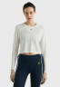Tommy Hilfiger SEAMLESS MONOGRAM Long sleeved top weathered white SEAMLESS MONOGRAM Топ с длинными рукавами выветрившийся белый