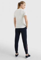 Tommy Hilfiger Print T-shirt ecru футболка с принтом экрю