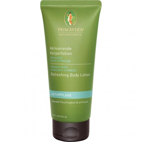 Primavera (Примавера) Aktivpflege Bio Minze & Zypresse Aktivierende Korperlotion, 200 мл