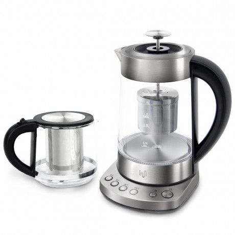 Impolio Impolio Wasser-/Teekocher Impolio Glas Wasserkocher mit Temperatureinstellung, Teesieb  Aufsatz  Прибор для приготовления чая и воды Impolio Стеклянный чайник Impolio с регулировкой температуры и ситечком для чая
