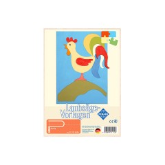 Pebaro Laubsagevorlage Hahn Шаблон лепнины петуха